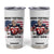 Make American Football Great Again Tumbler Cup Funny Trump US Flag Vintage TS02 White Print Your Wear