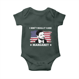 Funny JD Vance Baby Onesie I Don't Really Care Margaret American Flag TS02 Print Your Wear