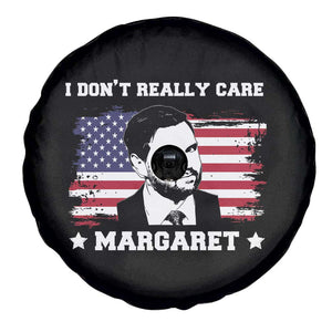 Funny JD Vance Spare Tire Cover I Don't Really Care Margaret American Flag TS02 Print Your Wear