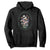 Hate Never Made Any Nation Great Hoodie Botanical Floral Butterflies Retro TS02 Black Print Your Wear