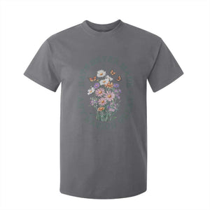 Hate Never Made Any Nation Great T Shirt For Kid Botanical Floral Butterflies Retro TS02 Charcoal Print Your Wear