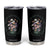 Hate Never Made Any Nation Great Tumbler Cup Botanical Floral Butterflies Retro TS02 Black Print Your Wear