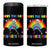 Sarcastic Skeleton 4 in 1 Can Cooler Tumbler Have The Day You Voted For TS02 One Size: 16 oz Black Print Your Wear