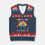 Sarcastic Skeleton V-Neck Knit Sweater Vest Have The Day You Voted For TS02 Navy Red Print Your Wear
