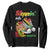 Stepping Into Black History Month Sweatshirt Black Girls Sneakers TS02 Black Print Your Wear