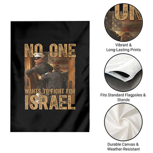 No One Wants To Fight For Israel Garden Flag America First Veteran Message Anti War TS02 Print Your Wear