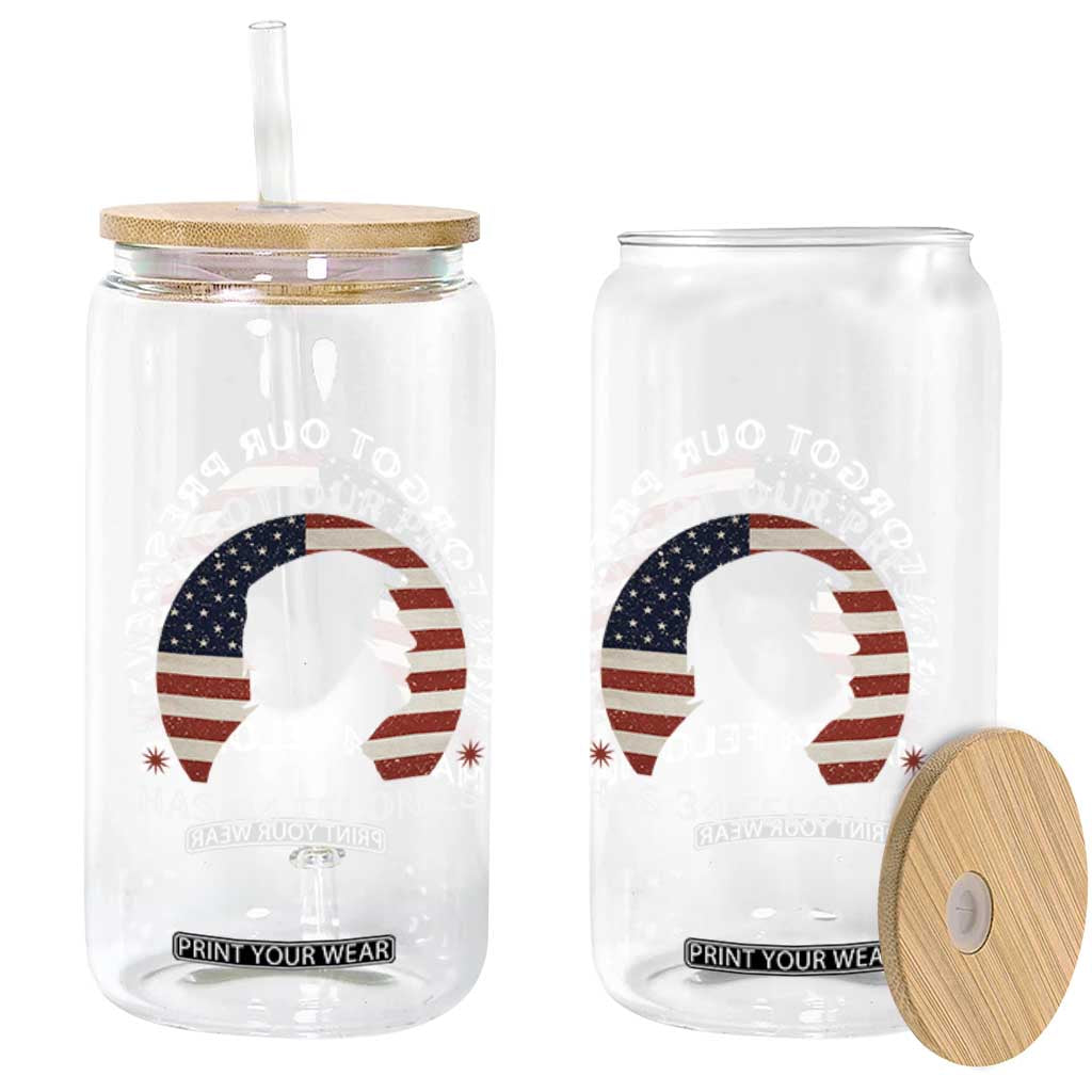 Iran Forgot Our President Has 34 Felonies Glass Can Funny Political Satire Patriotic TS02 Print Your Wear