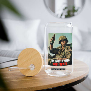 I’m Not Dying For Israel America First Veteran Glass Can Anti Foreign War Military Statement TS02 Print Your Wear
