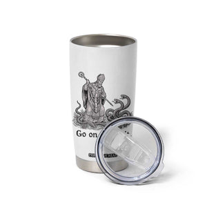 Go On Now Git Funny Saint Patrick Banishing Snakes Tumbler Cup Irish History Humor St Patricks Day TS02 Print Your Wear