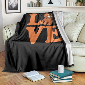 Love Punch the Baby Monkey Throw Blanket Cute Hugging Plush Toy Viral Friendship TS02 Print Your Wear