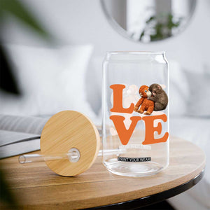 Love Punch the Baby Monkey Glass Can Cute Hugging Plush Toy Viral Friendship TS02 Print Your Wear