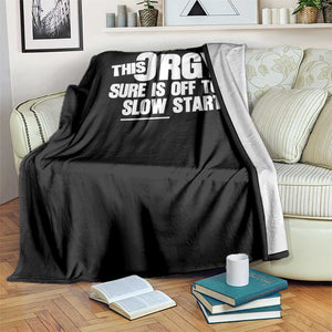 Funny Adult Humor Sarcastic Party Joke Throw Blanket This Orgy Sure Is Off to a Slow Start TS02 Print Your Wear