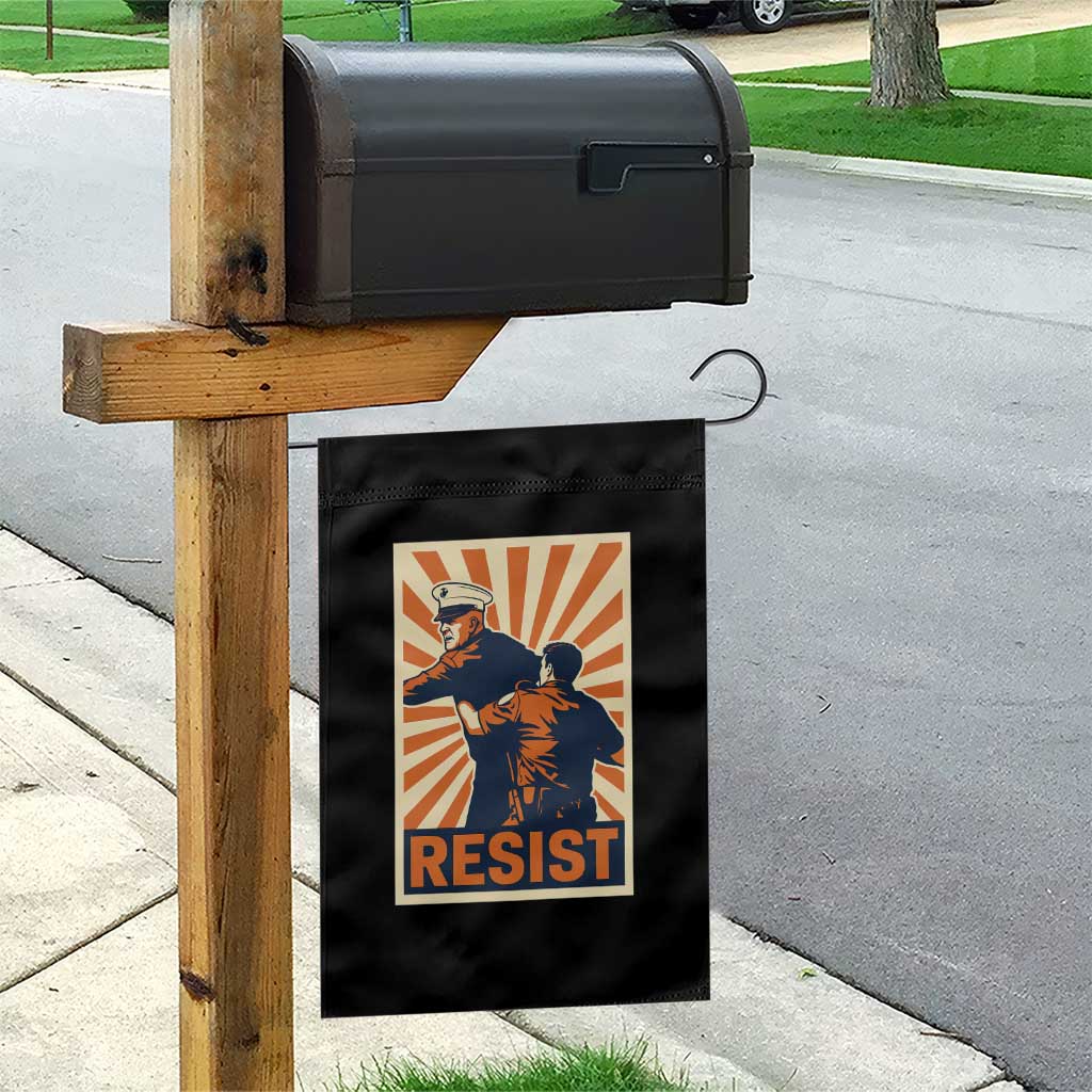 Resist Marine Veteran Political Protest Garden Flag America First Anti War TS02 Print Your Wear