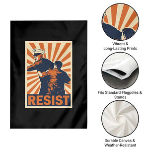 Resist Marine Veteran Political Protest Garden Flag America First Anti War TS02 Print Your Wear