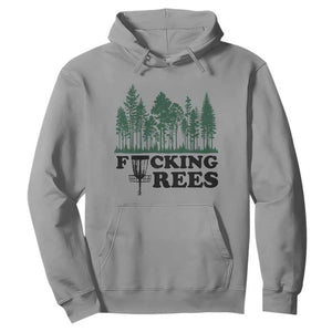 Funny Forest Disc Golf Humor Fcking Trees Hoodie TS02 Sport Gray Print Your Wear