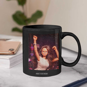 Funny Angry Doll Face Meme Graphic Coffee Mug Unhinged Baby Stankface Reaction TS02 Print Your Wear