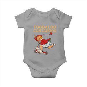 Toodaloo Cuntaroos Funny Offensive Retro Goodbye Baby Onesie Vintage Scooter Girl Cartoon Edgy Adult Humor TS02 Sport Gray Print Your Wear