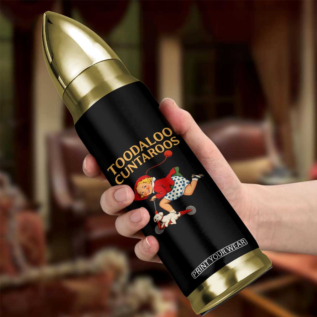 Toodaloo Cuntaroos Funny Offensive Retro Goodbye Bullet Tumbler Vintage Scooter Girl Cartoon Edgy Adult Humor TS02 Print Your Wear