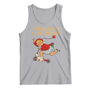 Toodaloo Cuntaroos Funny Offensive Retro Goodbye Tank Top Vintage Scooter Girl Cartoon Edgy Adult Humor TS02 Athletic Heather Print Your Wear