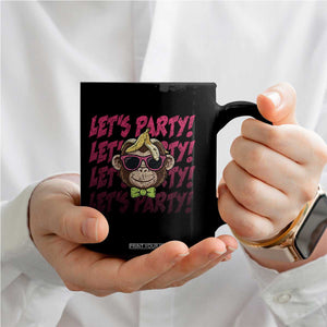 Lets Party Monkey Baseball Coffee Mug Funny Ball Party Game Day Fans TS02 Print Your Wear