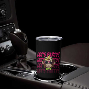 Lets Party Monkey Baseball Tumbler Cup Funny Ball Party Game Day Fans TS02 Print Your Wear
