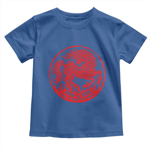 Year of the Fire Horse 1966 2026 Red Graphic Toddler T Shirt 60 Years Chinese Zodiac Horse Vintage Style TS02 Royal Blue Print Your Wear