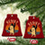 Funny Penguin Resist Ceramic Ornament Against Tariffs Retro Vintage TS02 Print Your Wear