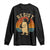 Funny Penguin Resist Long Sleeve Shirt Against Tariffs Retro Vintage TS02 Black Print Your Wear
