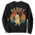 Funny Penguin Resist Sweatshirt Against Tariffs Retro Vintage TS02 Black Print Your Wear