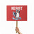 Funny Penguin Resist Protest Sign Against Tariffs Protest - Print Your Wear