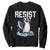 Funny Penguin Resist Sweatshirt Against Tariffs Protest TS02 Black Print Your Wear