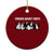 Funny Penguin Resist Ceramic Ornament Penguins Against Tariffs Sarcastic Saying Meme TS02 1pc Red Print Your Wear