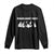 Funny Penguin Resist Long Sleeve Shirt Penguins Against Tariffs Sarcastic Saying Meme TS02 Black Print Your Wear