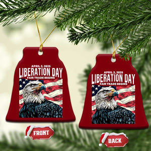 Liberation Day April 2 2025 Ceramic Ornament Fair Trade Patriotic American Eagle USA Flag TS02 Print Your Wear
