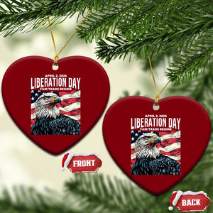Liberation Day April 2 2025 Ceramic Ornament Fair Trade Patriotic American Eagle USA Flag TS02 Print Your Wear