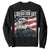 Liberation Day April 2 2025 Sweatshirt Fair Trade Patriotic American Eagle USA Flag TS02 Black Print Your Wear