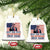 Trump Best Dad Ever Ceramic Ornament Funny Father's Day Make Fatherhood Great Again USA Flag TS02 Print Your Wear