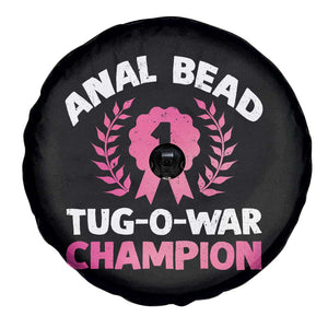 Anal Bead Tug O War Champion Funny Offensive Spare Tire Cover Inappropriate Adult Humor Pink TS02 Print Your Wear