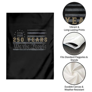 250 Years of Freedom American Flag Vintage Garden Flag 1776-2026 We The People Patriotic Heritage TS02 Print Your Wear