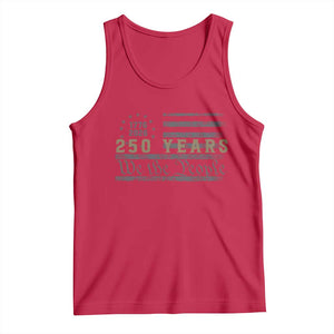 250 Years of Freedom American Flag Vintage Tank Top 1776-2026 We The People Patriotic Heritage TS02 Red Print Your Wear