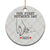New Mom Est. 2025 Ceramic Ornament First Mothers Day Matching Gift Light TS02 1pc Christmas Plaid Print Your Wear