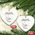 New Mom Est. 2025 Ceramic Ornament First Mothers Day Matching Gift Light TS02 Print Your Wear