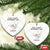 New Mom of Twins Est. 2025 Ceramic Ornament First Mothers Day Matching Gift Light TS02 Print Your Wear