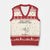 New Mom of Twins Est. 2025 V-Neck Knit Sweater Vest First Mothers Day Matching Gift Light TS02 Beige Red Print Your Wear