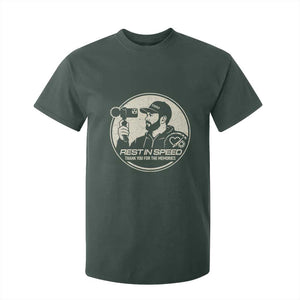 Rest In Speed Thank You For The Memories T Shirt For Kid Automotive Media Legend Memorial Tribute TS02 Dark Forest Green Print Your Wear