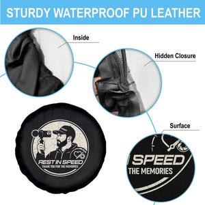 Rest In Speed Thank You For The Memories Spare Tire Cover Automotive Media Legend Memorial Tribute TS02 Print Your Wear