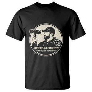 Rest In Speed Thank You For The Memories T Shirt Automotive Media Legend Memorial Tribute TS02 Black Print Your Wear