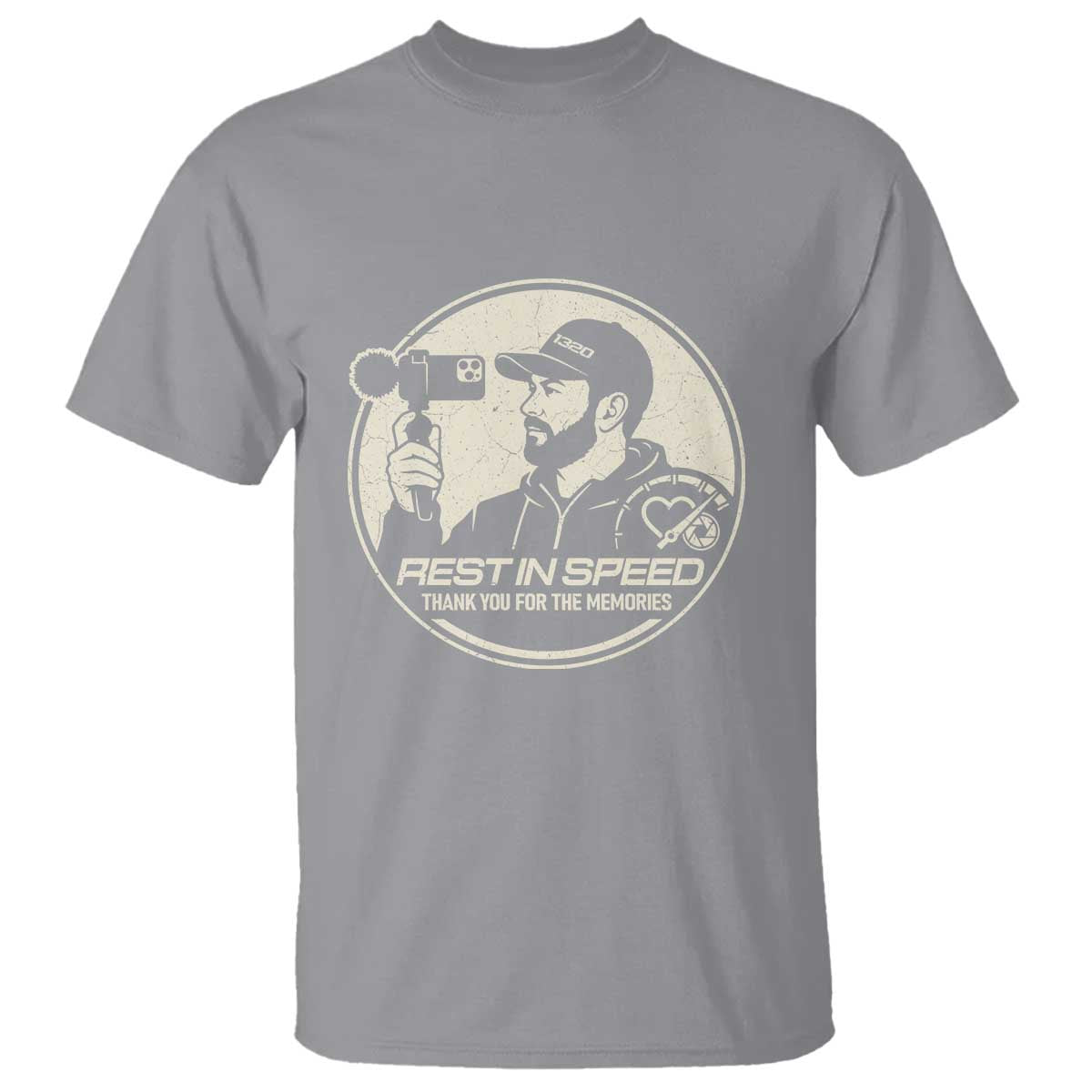 Rest In Speed Thank You For The Memories T Shirt Automotive Media Legend Memorial Tribute TS02 Sport Gray Print Your Wear