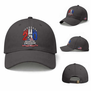 250 Years of Freedom Abraham Lincoln Patriotic Baseball Cap US Fighter Jets Red White and Blue 1776 to 2026 Semiquincentennial TS02 Baseball Cap Universal Fit Dark Gray Print Your Wear