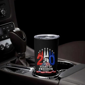250 Years of Freedom Abraham Lincoln Patriotic Tumbler Cup US Fighter Jets Red White and Blue 1776 to 2026 Semiquincentennial TS02 Print Your Wear